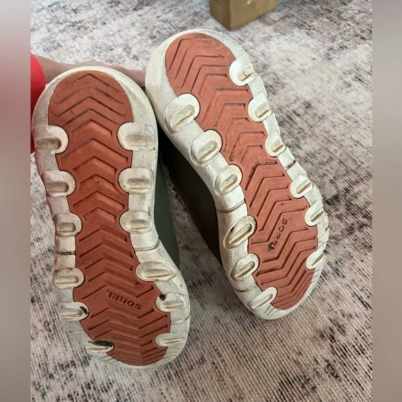 Sorel Tan and Olive Kids Boots - Picture 6 of 7